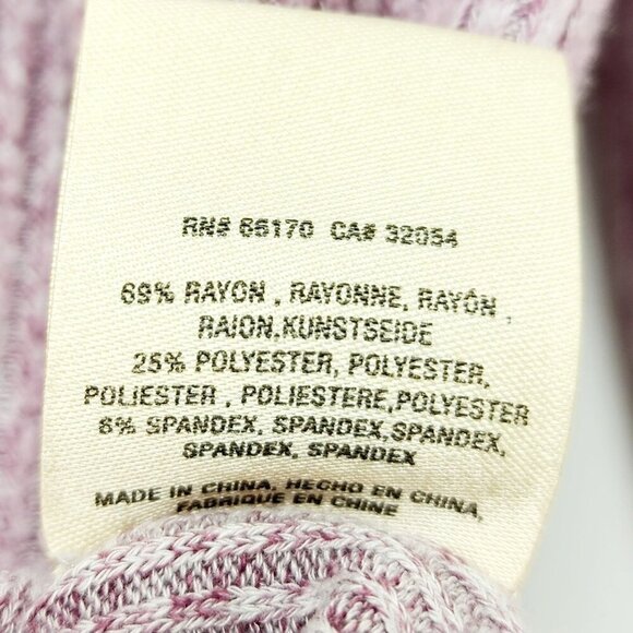 Saturday / Sunday Anthropologie Womens V-Neck Tie-Front Knit Sweater Medium pink - Picture 5 of 12